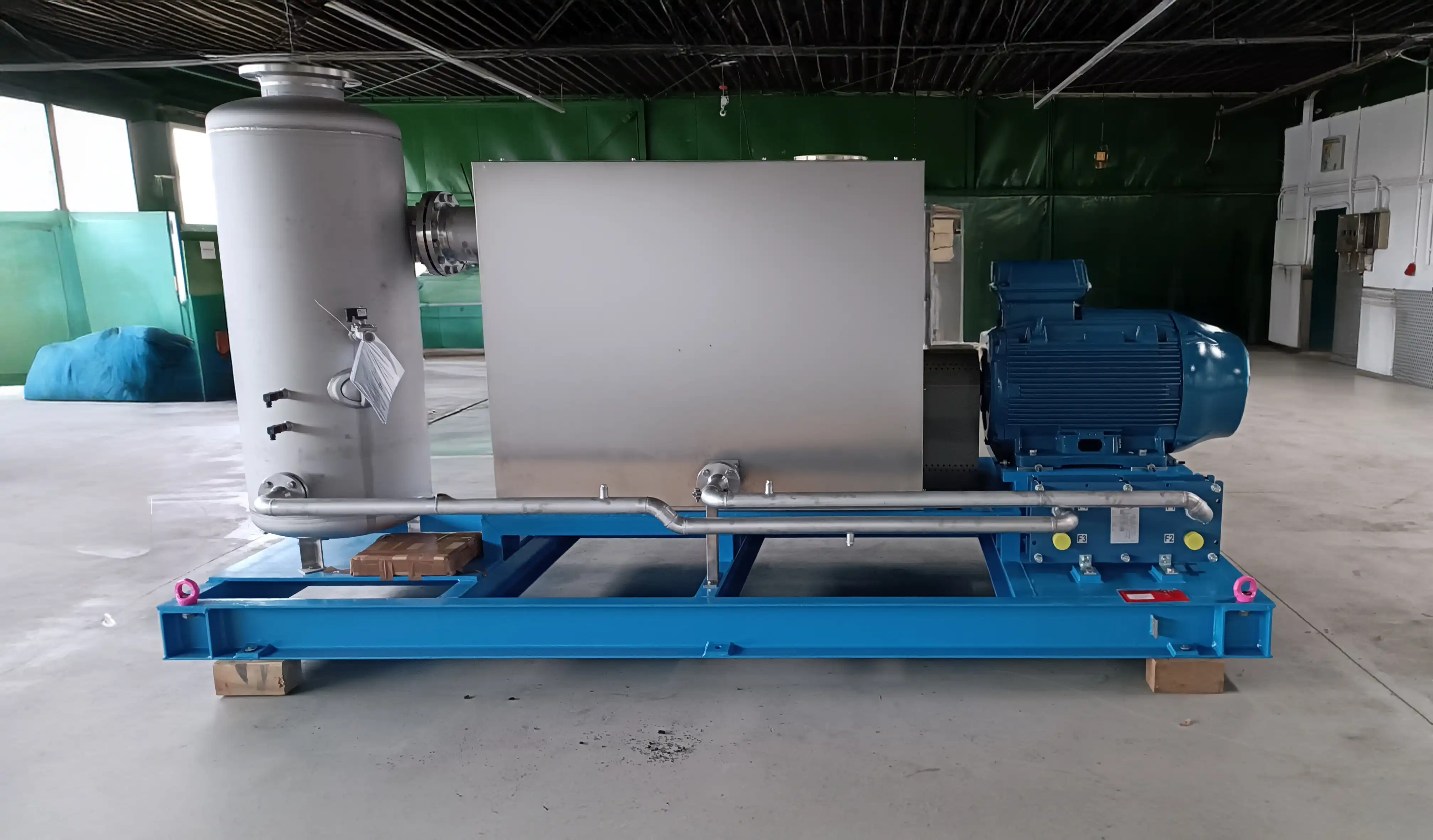 Wakoumpumpe mit Wärmetauscher