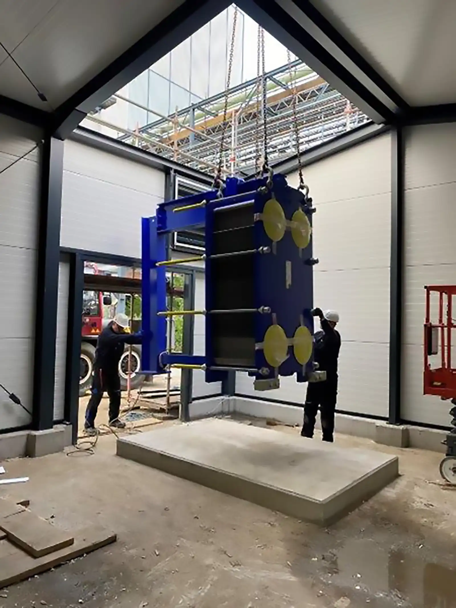 phiag Wärmetauscher für die Kühlturmzusatzwasseraufbereitungsanlage